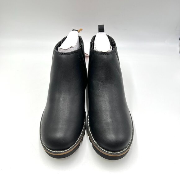 Kodiak Womens Size 5 Peyto Black Leather Water Resistant Ankle Boots - Picture 2 of 15